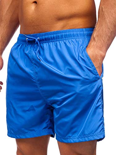 BOLF Herren Badehose Badeshorts Schwimmshorts Boardshorts Sporthose Beachwear Kurze Hose Schnelltrocknend Farbweschel Wassersport Strandshorts Sommer YW07002 Blau XXL [7G7] von BOLF