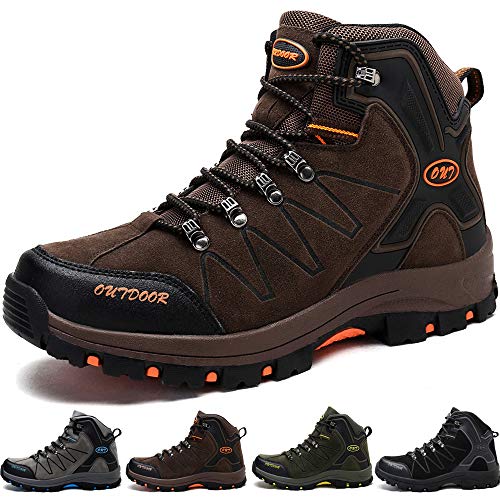 BOLOG Outdoor-Halbschuhe, Wanderschuhe, rutschfeste Kletterschuhe, leicht, atmungsaktiv, Trekkingschuhe für Damen und Herren, Braun - Braun 2 - Größe: 43.5 EU von BOLOG