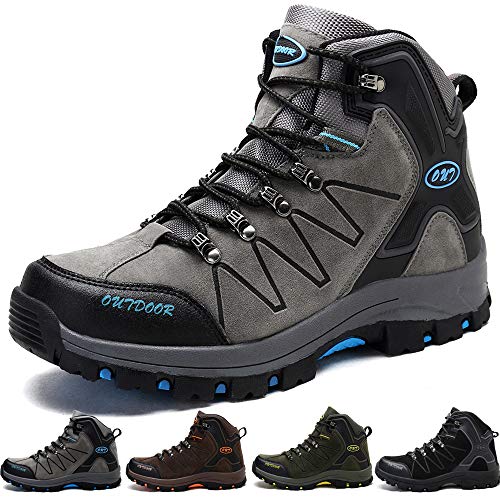 BOLOG Outdoor-Halbschuhe, Wanderschuhe, rutschfeste Kletterschuhe, leicht, atmungsaktiv, Trekkingschuhe für Damen und Herren, Grau - Grau 2 - Größe: 41 1/3 EU von BOLOG