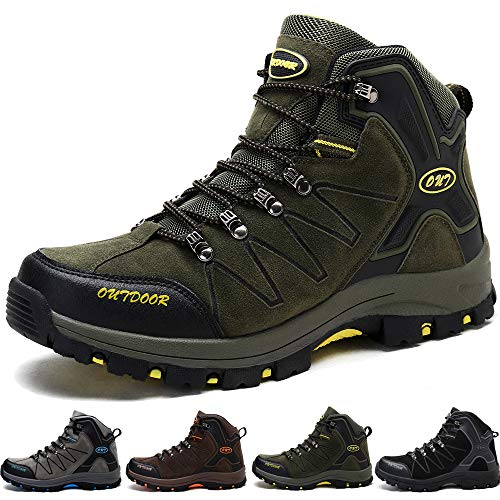 BOLOG Outdoor-Halbschuhe, Wanderschuhe, rutschfeste Kletterschuhe, leicht, atmungsaktiv, Trekkingschuhe für Damen und Herren, Grün - Grün 2 - Größe: 39 2/3 EU von BOLOG