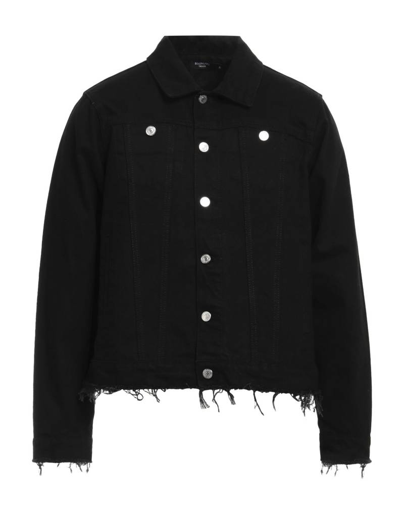 BOLONGARO TREVOR Jeansjacke/-mantel Herren Schwarz von BOLONGARO TREVOR