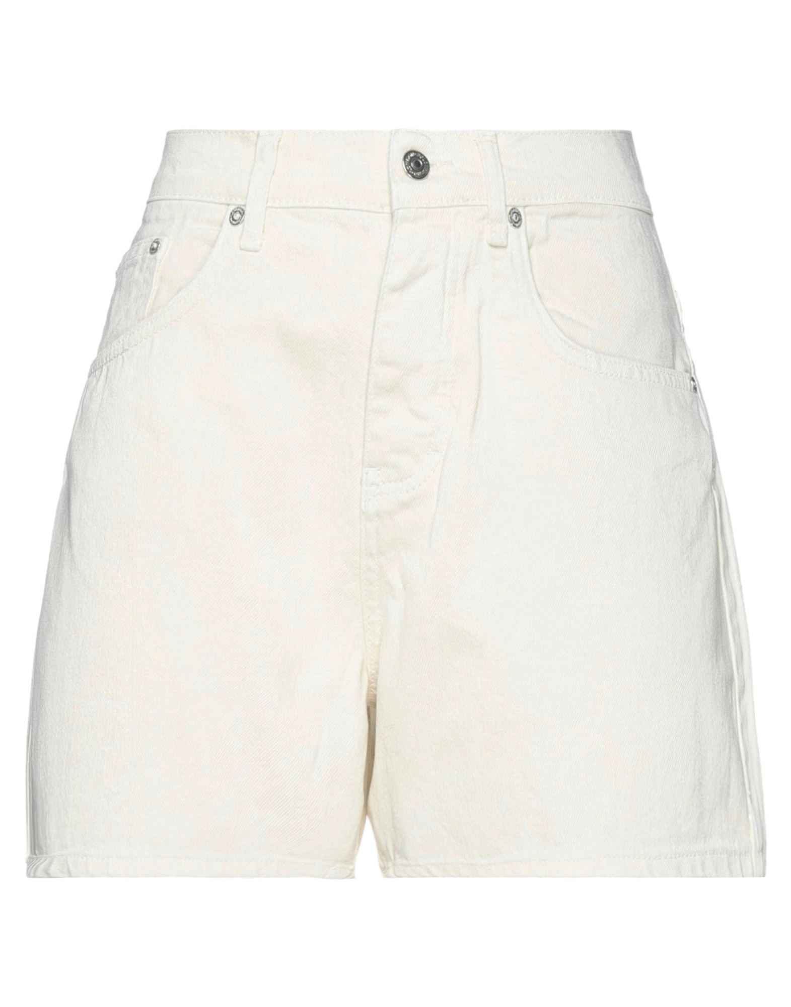 BOLONGARO TREVOR Jeansshorts Damen Beige von BOLONGARO TREVOR