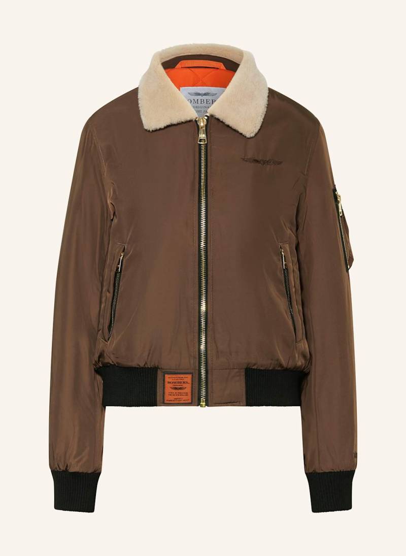 Bombers Original Blouson Barcelone braun Bombers Original Blouson Barcelone braun von BOMBERS ORIGINAL