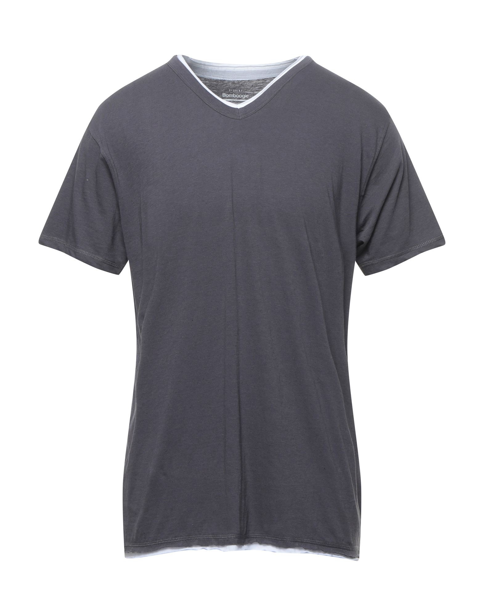 BOMBOOGIE T-shirts Herren Braungrau von BOMBOOGIE