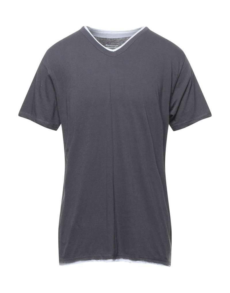 BOMBOOGIE T-shirts Herren Braungrau von BOMBOOGIE