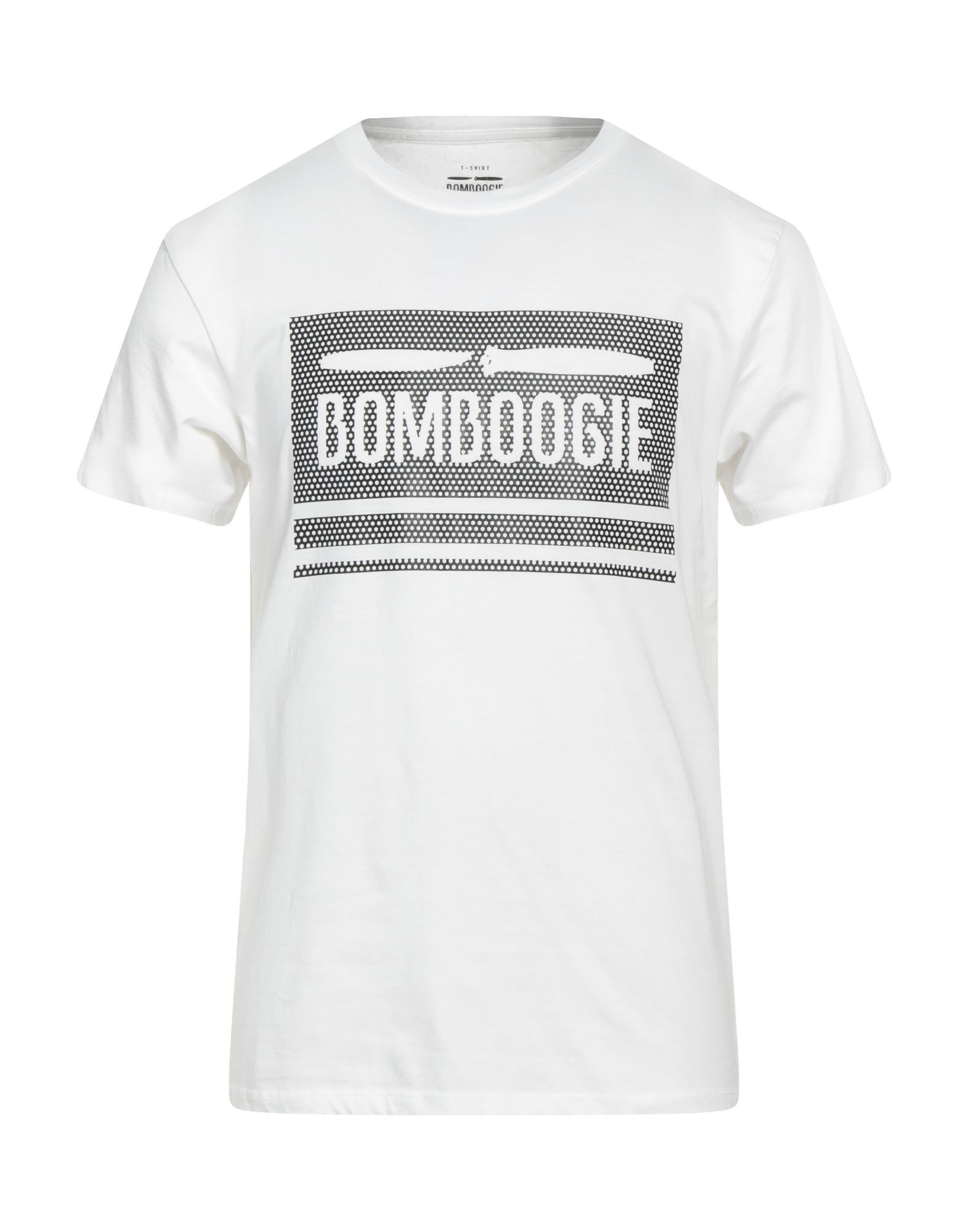 BOMBOOGIE T-shirts Herren Weiß von BOMBOOGIE