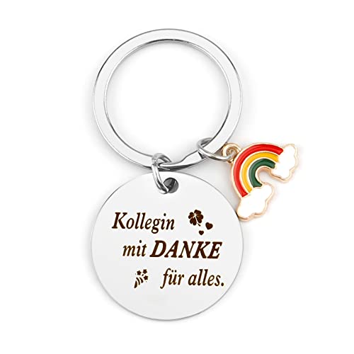 BOMEON Abschiedsgeschenk Kollegen Jobwechsel,Schlüsselanhänger Kollegen Kollegin,Geschenke für Kollegen,Geschenk Kollegin,Kleine Weihnachtsgeschenke für Kollegen,Beste Kollegin Geschenk von BOMEON