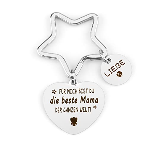 BOMEON Geschenke für Mama,Schlüsselanhänger Mama,Muttertagsgeschenke für Mama,Mutter Tochter Geschenk,Geschenke für Mama,Mama Geburtstagsgeschenk,Muttertagsgeschenke für Mama personalisiert von BOMEON