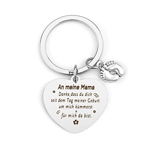 BOMEON Schlüsselanhänger Mama,Mama Geschenk,Geburtstagsgeschenk für Mama,Muttertagsgeschenke für Mama,Mutter Tochter Geschenk,Geschenke für Mama,Geschenkideen für die Mutter Weihnachten von BOMEON