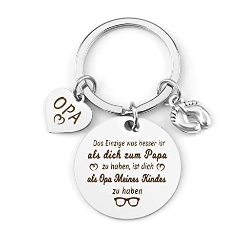 BOMEON Schlüsselanhänger Opa,Opa Geschenk,Geschenke für Opa,Opa Vatertagsgeschenk,Geschenk Opa Geburtstag,Coole Geschenke für Opa,Bester Opa Geschenk,Geschenke für Opa zu Weihnachten von BOMEON