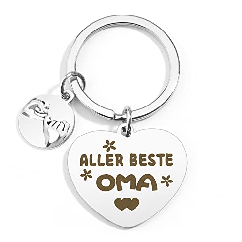 Beste Oma Geschenke Weihnachten Muttertagsgeschenk Ostergeschenk Oma Schlüsselanhänger Oma, Geburtstagsgeschenk Geschenkideen Sinnvolle Geschenke für Oma von Enkel Enkelkinder Besondere Geschenke Oma von BOMEON