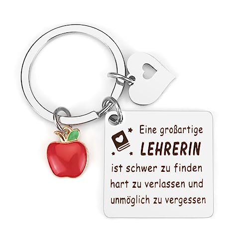 Erzieherin Schlüsselanhänger Lehrer Geschenk Abschiedsgeschenk Erzieherin Lehrerin Geschenkideen Dankeschön Beste Erzieher mit Herz Geschenk Weihnachts geschenk Geschenke für Lehrerinnen Abschluss von BOMEON