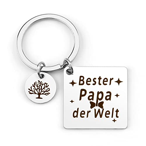 Geschenk für Papa,Vatertagsgeschenke für Papa,Bester Schlüsselanhänger Papa,Papa Geschenk Geburtstag,Geschenkideen für Papa,Weihnachtsgeschenke Papa,Bester Papa Geschenk,Werdender Papa Geschenk von BOMEON