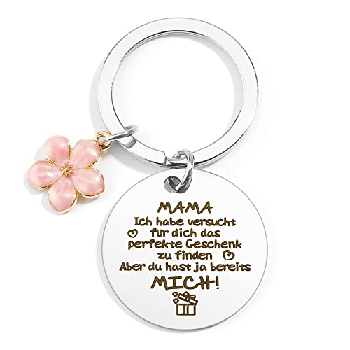 Muttertagsgeschenke für Mama Schlüsselanhänger mit Gravur Valentinstag Oster Geschenk Mama Weihnachtsgeschenke für Mütter von Tochter Sohn Dankeschön Geschenkideen zum Muttertag Geburtstagsgeschenk von BOMEON