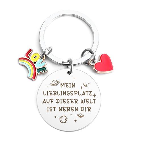 Partner Geschenke, Schlüsselanhänger Partner,Geschenke für Partnerin, Weihnachtsgeschenke für Partner Mann,Partner Geschenke für Ihn,Geschenk Partner Mann, Geschenk Ehemann Jahrestag Valentinstag von BOMEON