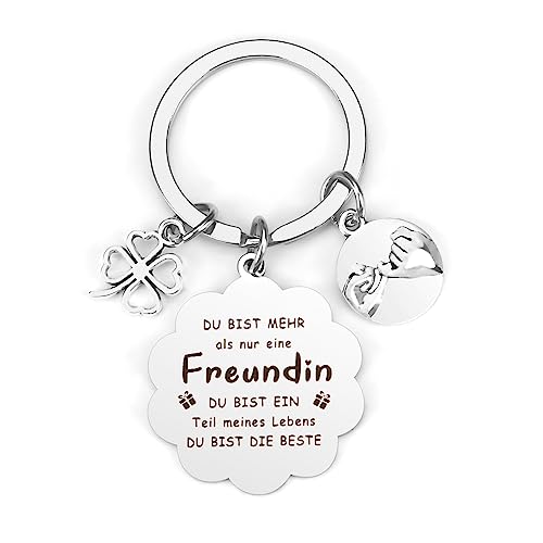 Schlüsselanhänger Beste Freundin Geschenke für Freund Weihnachtsgeschenkideen Freunde Freundschaft Geschenk Freundschaftsgeschenke Geburtstagsgeschenk für Beste Freundin Ostergeschenk Freundinnen von BOMEON