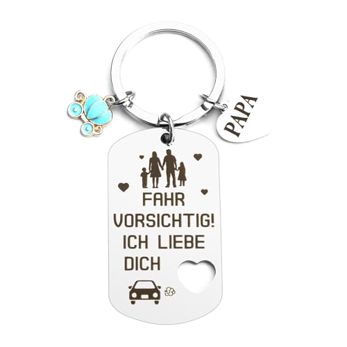 Schlüsselanhänger Papa Geschenk Vatertag Papa Geschenk Weihnachten Vatertagsgeschenke für Papa Vatertagsgeschenk Geschenk Weihnachten Geschenkideen Danke Bester Papa Geschenke Vatertag Geburtstag von BOMEON