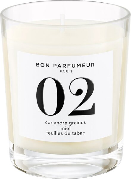 BON PARFUMEUR Candle 02 Seed Of Coriander, Honey, Tobacco Leaf Duftkerze 180 g von BON PARFUMEUR