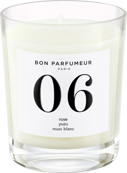 BON PARFUMEUR Candle 06 Rose, Yuzu, White Musk Duftkerze 180 g von BON PARFUMEUR