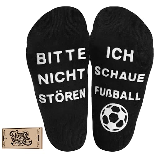 BONANGEL Geschenke Lustige Socken Herren Rutschfest Baumwolle Schwarz Anti-Rutsch 39-46 Fußball Geburtstag für Papa Opa Geschenke für Männer BONANGEL Geschenke Lustige Socken Herren Rutschfest Baumwolle Schwarz Anti-Rutsch 39-46 Fußball Geburtstag für Papa Opa Geschenke für Männer von BONANGEL