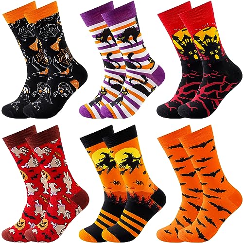 BONANGEL Fun Gemusterte Muster Socken, Herren Lustige Bunte Socken,Herren witzige Strümpfe, Verrückte Socken Modische Mehrfarbig Klassisch als Geschenk, Neuheit Sneaker Crew Socken von BONANGEL