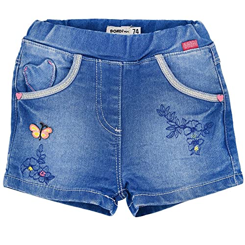 Bondi Baby Kinder Jeansshorts Butterfly- Blau | Kurze Jeans Gr. 104 von Bondi