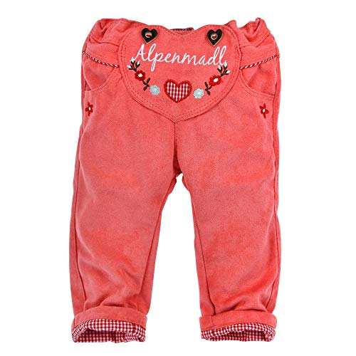 Bondi Baby Mädchen Trachten Kunstlederhose Alpenmadl gefüttert 86366 - Melba Gr. 110 von Bondi