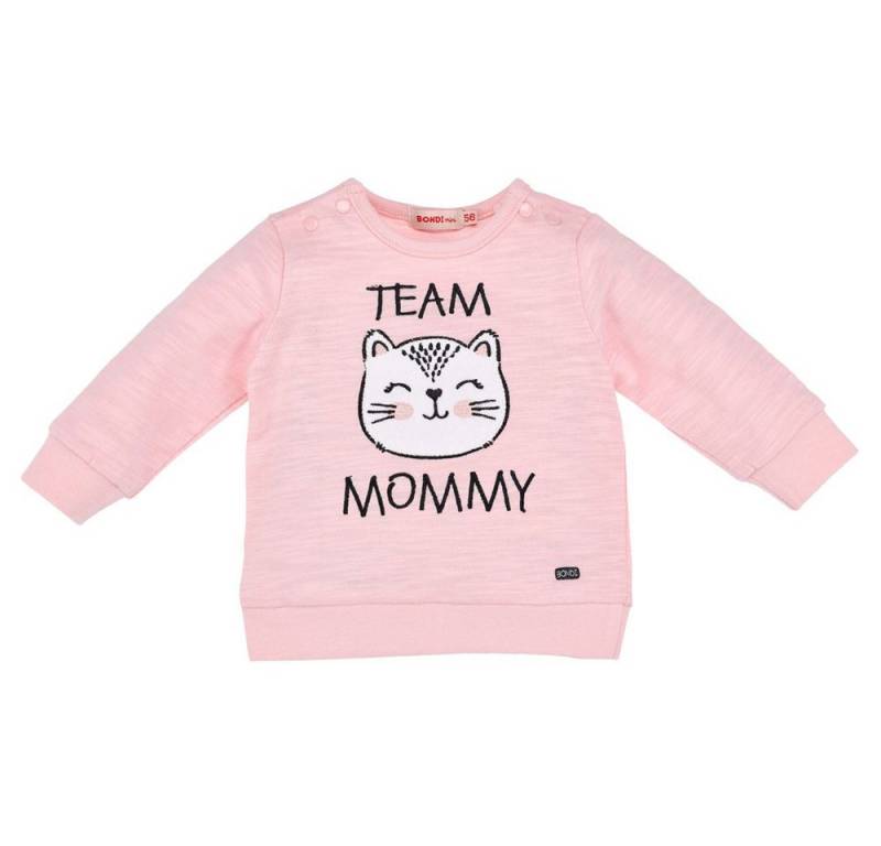 BONDI Langarmshirt BONDI Baby Langarmshirt 'Kätzchen' 93701 - Apricot von BONDI