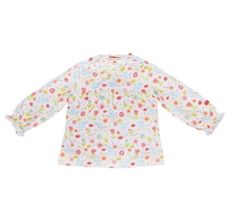 BONDI Langarmshirt BONDI Langarmshirt 'Blümchen und Käfer' 93692 - We von BONDI
