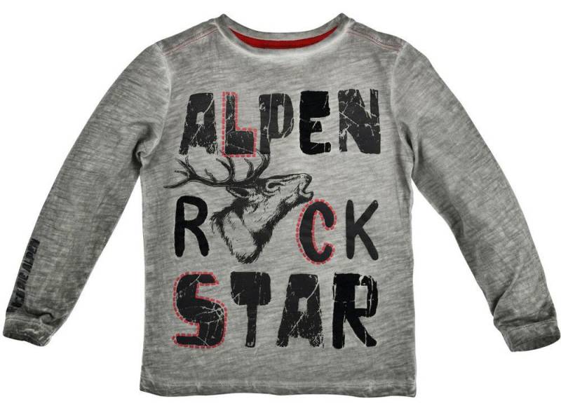 BONDI Langarmshirt BONDI Trachten Langarm Shirt 'Alpenrocker' mit Hir von BONDI