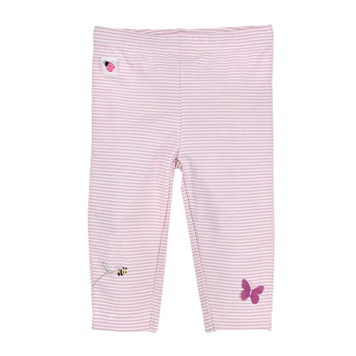 BONDI Legging Geringelt ´Blumenwiese´, Stripe Flieder/White 104 Summer Garden Artikel-Nr.86739 von BONDI