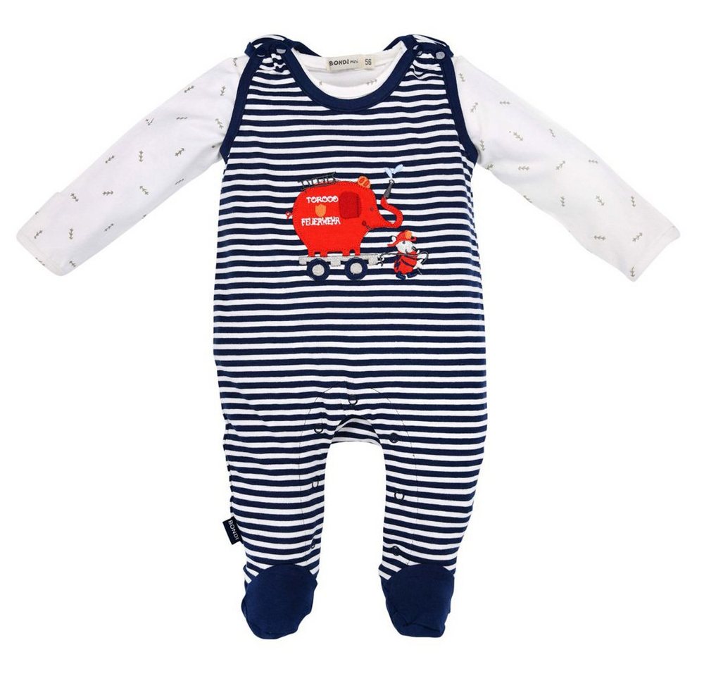 BONDI Strampler BONDI Baby Strampler 'Feuerwehr' 93684 - Navy / We von BONDI