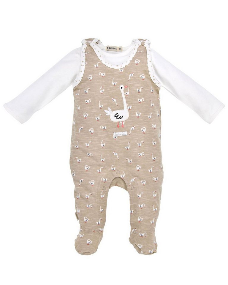 BONDI Strampler Strampler 'Gänschen' 93959, Beige - Babystrampela von BONDI
