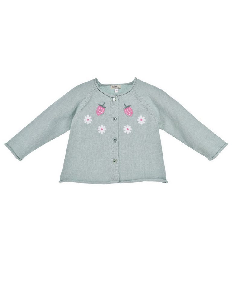 BONDI Strickjacke Strickjacke 'Be happy' 86883, Grün von BONDI