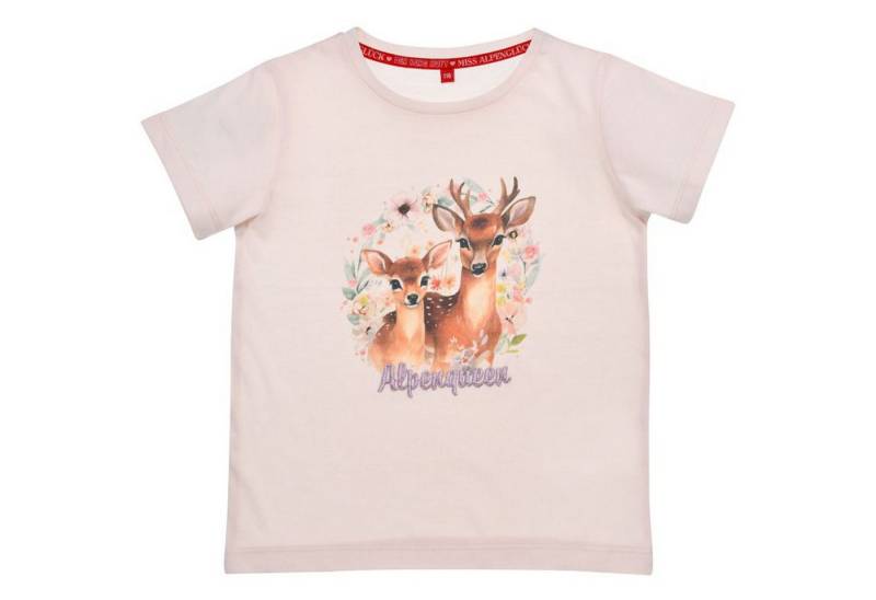 BONDI T-Shirt BONDI Mädchen T-Shirt 'Alpenqueen' mit Hirschprint von BONDI