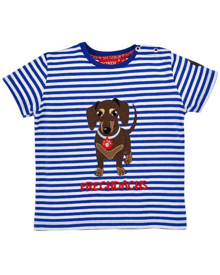 BONDI T-Shirt Jungen T-Shirt 'Waldi' 91719, Blau Weiß Gestreift von BONDI