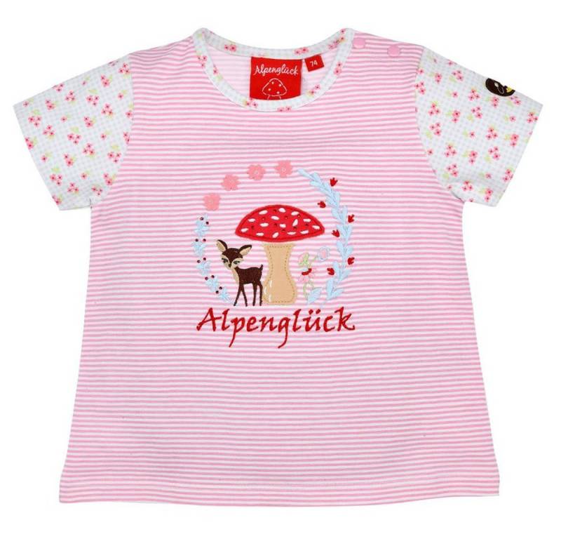 BONDI T-Shirt Mädchen T-Shirt 'Alpenglück' mit Reh und Pilz 8661 von BONDI