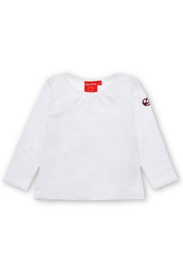 BONDI Trachtenbluse Trachtenshirt Baby/Kind - HERZCHEN - weiß von BONDI