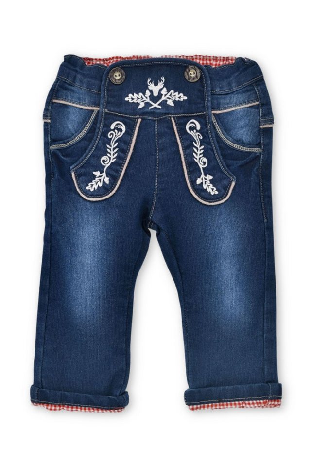 BONDI Trachtenkleid Trachtenjeans Baby/Kleinkind - HIRSCHL II - blue denim von BONDI