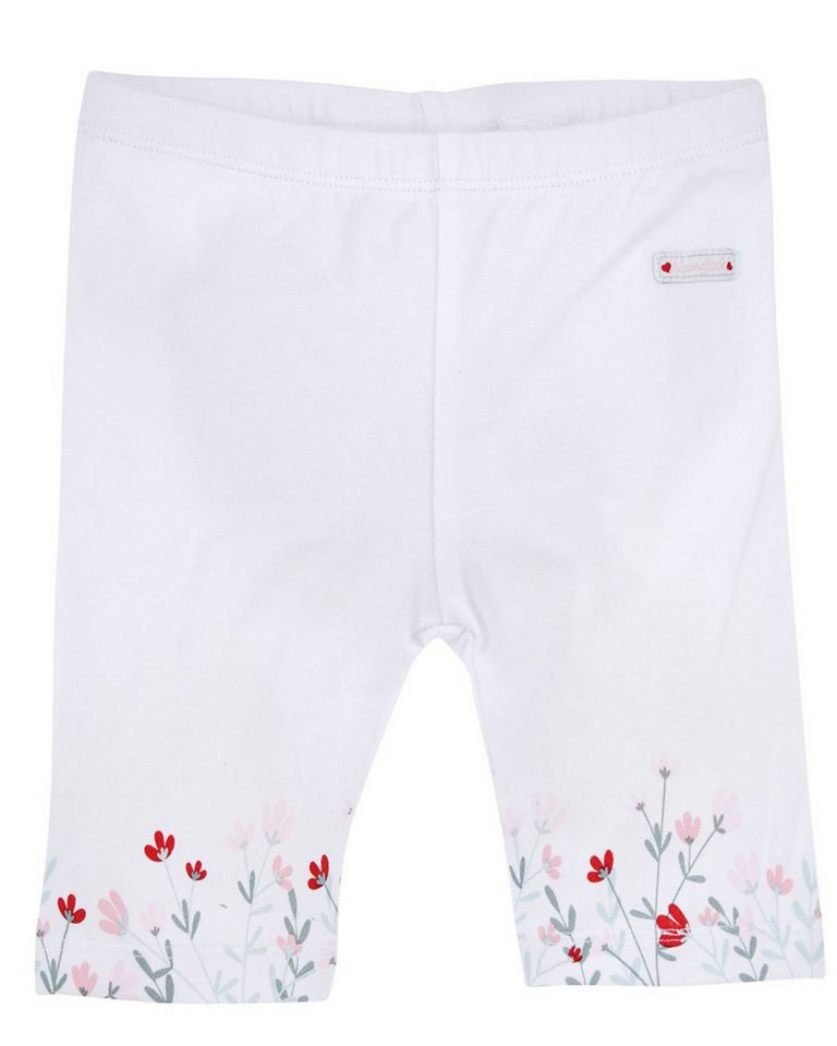 BONDI Trachtenlederhose Baby Mädchen Capri Hose Leggings 'Blumenwiese' 868 von BONDI