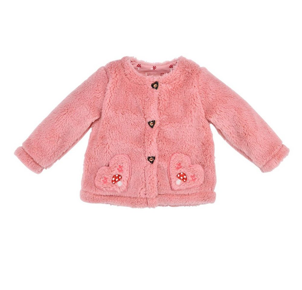 BONDI Strickjacke BONDI Baby Mädchen Fleecejacke 'Pilze' 86680, Sof von BONDI