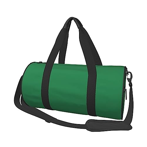 MintBohe Grüner runder Turnbeutel mit großem Fassungsvermögen, robuste runde Reise-Sporttaschen, Schwarz, Einheitsgröße, Schwarz , Einheitsgröße von BONDIJ