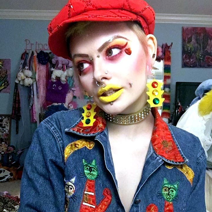 Colorful Traffic Light Acrylic Earrings With Rhinestone Earring Wire/Wrap Around Hooks , Stoplight, Acrylic, Laser Cut Jewelry Colorful Traffic Light Acrylic Earrings With Rhinestone Earring Wire/Wrap Around Hooks , Stoplight, Acrylic, Laser Cut Jewelry von BONESCOUTURE