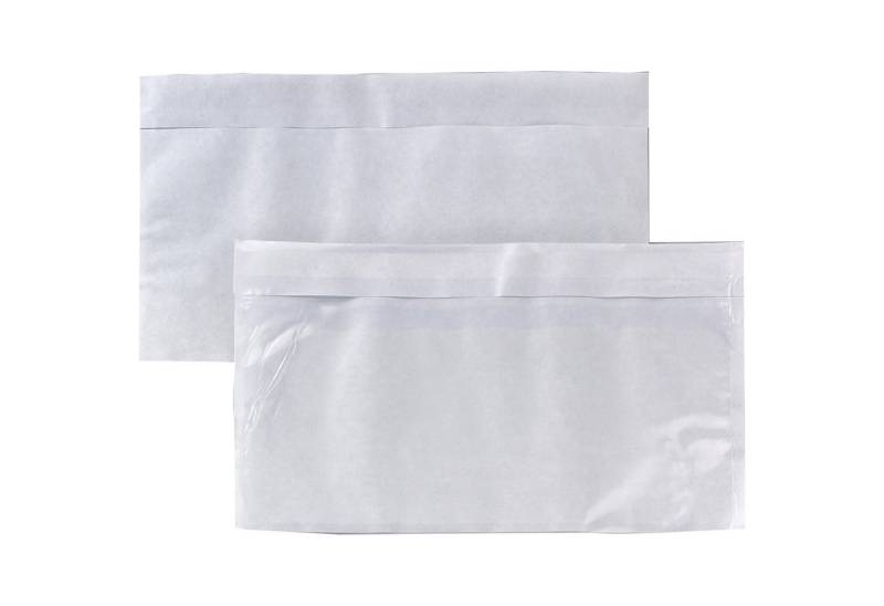 BONG Dokumententasche DIN lang hafklebend transparent, PA= 1.000Stk von BONG