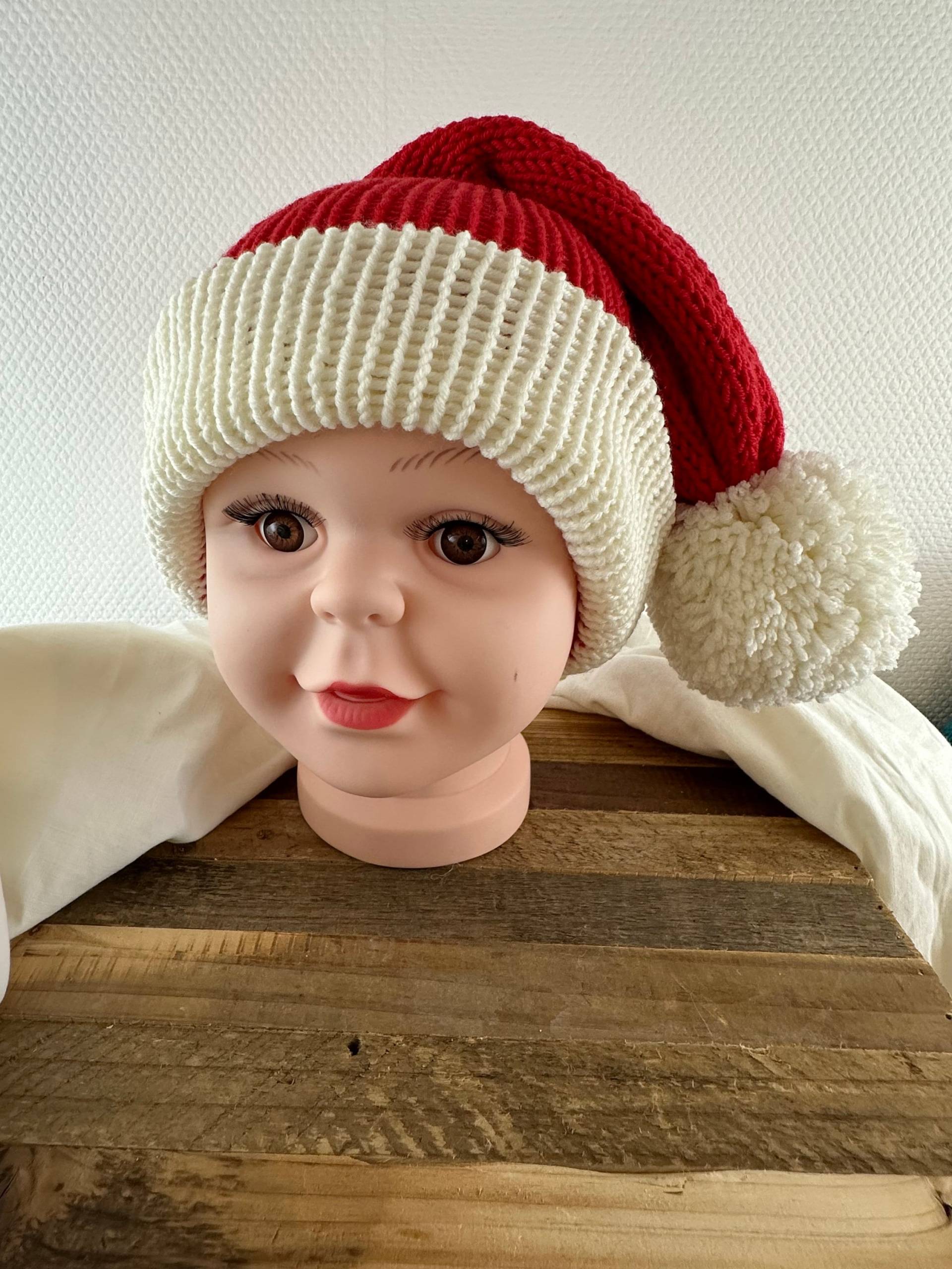 Gestrickte Kindermütze | Mütze Wollmütze Strickmütze Weihnachtsmütze von BONGERSAshop