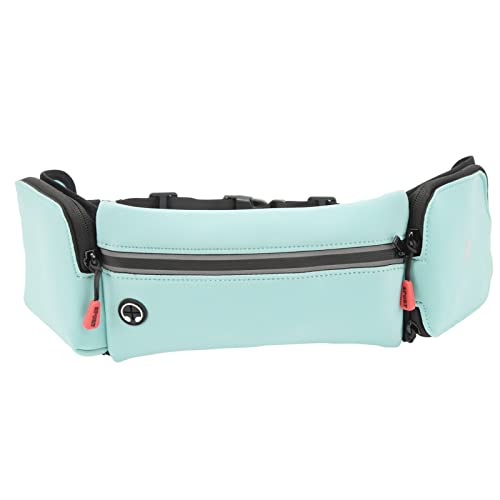 Laufgürtel mit Wasserflasche, Verstellbarer, Elastischer Bund, Laufgürtel für Damen, Atmungsaktiver Lauf-Trinkgürtel, Zum Joggen, Wandern, Radfahren (Himmelblau) von BONKZEBU
