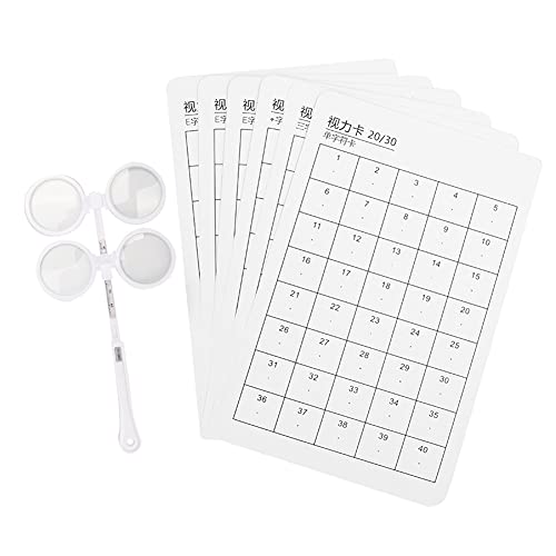 Optischer Flipper, Verstellbare Optometrie-Flip-Linse, Kunststoff-Flip-Testlinse, Optisches Instrument für Moderne Augenpflegewerkzeuge (±150 Grad) von BONKZEBU