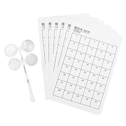 Optischer Flipper, Verstellbare Optometrie-Flip-Linse, Kunststoff-Flip-Testlinse, Optisches Instrument für Moderne Augenpflegewerkzeuge (±200 Grad) von BONKZEBU