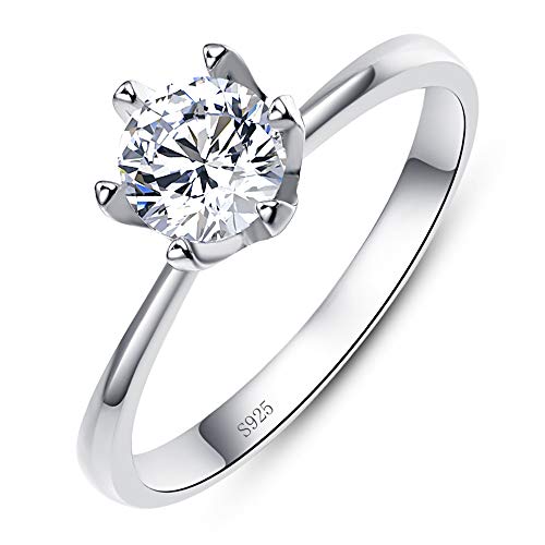 BONLAVIE Eternity Eheringe für Frauen American Styles Solid 925 Sterling Silber Versprechen Ringe für Sie mit Geschenktüte Box für Liebhaber Frau Größe 49 BONLAVIE Eternity Eheringe für Frauen American Styles Solid 925 Sterling Silber Versprechen Ringe für Sie mit Geschenktüte Box für Liebhaber Frau Größe 49 von BONLAVIE