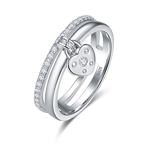 BONLAVIE Verlobungsring Eheringe Ring Silber 925 Damen Zirkonia Silberringe Trauringe Damenring Vorsteckring Hochzeitsringe Ewigkeitsring Band Damen Schmuck BONLAVIE Verlobungsring Eheringe Ring Silber 925 Damen Zirkonia Silberringe Trauringe Damenring Vorsteckring Hochzeitsringe Ewigkeitsring Band Damen Schmuck von BONLAVIE